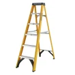 6 Tread Fibreglass Heavy Duty Trade Stepladder