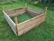 Double Height Decking Raised Garden Bed Tanalised - 1.2m (4ft) x 2.4m (8ft)