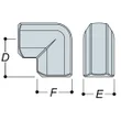 Aluminium 90 Degree Elbow (48.3mm) - Kee Lite (L15-8)