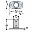 Aluminium Base Plate (33.7mm) - Kee Lite (L62-6)