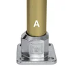Aluminium Square Base Plate (48.3mm) - Kee Lite (L152-)