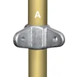 Aluminium Male Corner Swivel Socket Member (48.3mm) - Kee Lite (LM52-8)