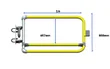 Double Width Self Closing Safety Gate (Galvanised)