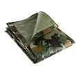 Camouflage Tarpaulin, 4.5m x 6m, Lightweight 80GSM