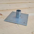 Spigot Base Plates - 150x150x5mm Zinc Plated