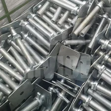 (Pallet of 400) AB9 Base Jack - 4 Tonne - Zinc Plated 310mm