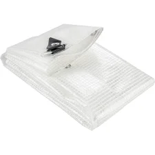 Tarpmaster Clear Heavy Duty Tarpaulin/Cover 170GSM - 6m x  8m