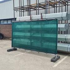 Fence Panel Net Cover - 1.7m x 3.4m Green