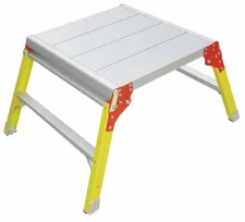Lyte Ladders Glassfibre Square Low Level Work Platform 600mm