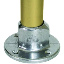 Aluminium Wall Plate (33.7mm) - Kee Safety (L61-6)