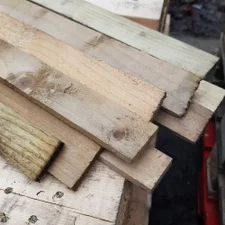 Pack of 10 Trellis Timber Slats