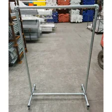 Freestanding Scaffolding Clothes Rail Kit - Single Rail