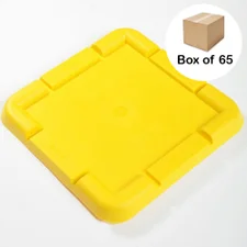 Tredder Plates - Use with Scaffolding Base Jacks - Yellow (Box of 65)