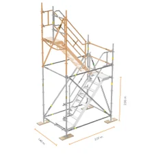 Ring System Staircase 1.40 x 2.07m Module