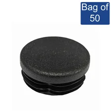 Plastic Stop End Cap 133-B (33.7mm) - Bag of 50