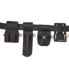 Hammer Loop Black Leather Tool Belt Kit