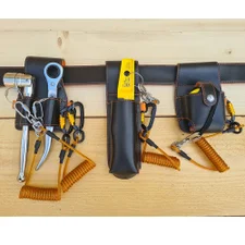 Black Leather Tool Belt Kit inc Tools & Lanyards