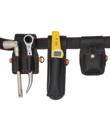 Black Leather Tool Belt Kit inc Tools