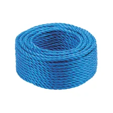 50m Coil of Scaffolding Rope, 18mm Polypropylene, Certificated