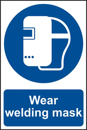 Wear welding mask - PVC (200 x 300mm)