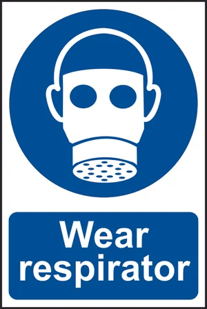 Wear respirator - PVC (200 x 300mm)