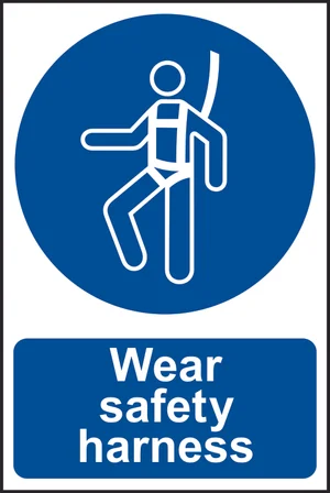 Wear safety harness - PVC (200 x 300mm)