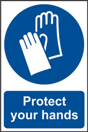 Protect your hands - PVC (200 x 300mm)