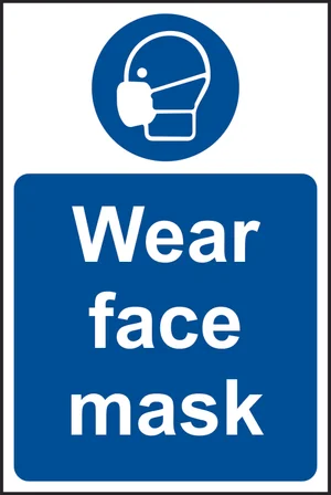 Wear face mask - RPVC (200 x 300mm)