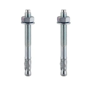 132D Throughbolt Fixing Set - M12 X 100MM BZP
