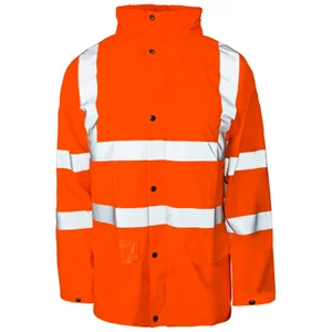 Hi Vis Storm-Flex PU Jacket Orange