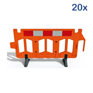 20x Pack Chapter 8 Traffic Barrier - Orange-Copy