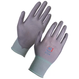 Electron Polyurethane Coated Nylon Glove - Grey 12 Pack in Large