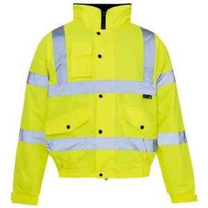 Hi Vis Standard Storm Bomber Jacket Yellow