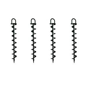 4x Pack Spyrabase Hurricane Ground Anchor 900mm - 1300kg