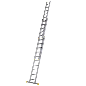 Werner Trade 200 3-Section Push-Up Extension Ladder - 3.09m to 7.44m