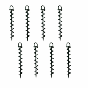 8x Pack Spyrabase Hurricane Ground Anchor 500mm - 560kg