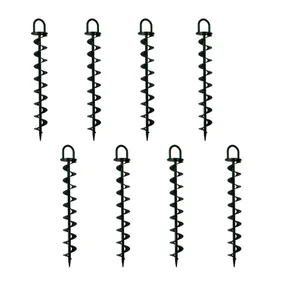 8x Pack Spyrabase Hurricane Ground Anchor 500mm - 560kg