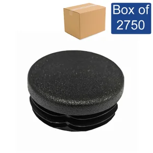 Plastic Stop End Cap 133-A (26.9mm) - Box of 2750