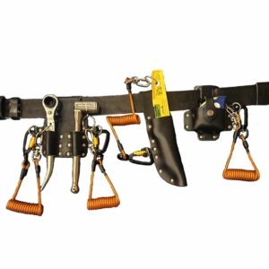 Black Leather Tool Belt Kit inc Tools & Lanyards