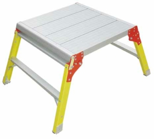 Lyte Ladders Glassfibre Square Low Level Work Platform 600mm