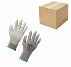 PU Fixer Precision Gloves - Grey - BOX (120x pairs)