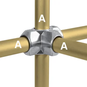 Aluminium Side Outlet Tee (48.3mm) - Kee Lite (L35-8)