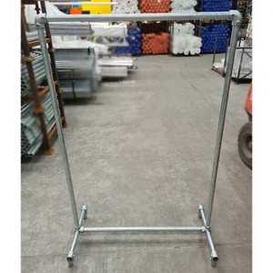 Freestanding Scaffolding Clothes Rail Kit - Single Rail