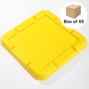 Tredder Plates - Use with Scaffolding Base Jacks - Yellow (Box of 65)