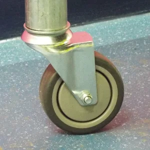 Unbraked Swivel Castor & Expander for 42.4mm Tube