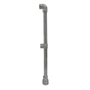 1.1m Handrail Standard End Post - 42.4mm O/D Tube
