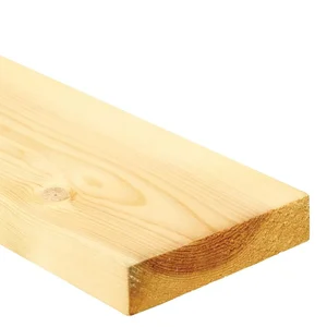 2.4m x 33 x 220mm Redwood PSE Planed All Round Timber - Shelf Board