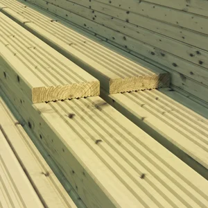 8ft (2.4m) Timeless Decking Board 32mm x 100mm Treated