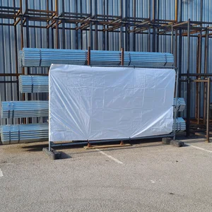 Fence Panel Tarpaulin - 1.83m x 3.6m White 110gsm