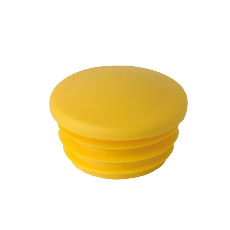Yellow Plastic Stop End Cap 133-C (42.4mm)